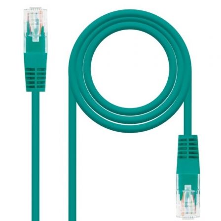 Nanocable Cable de Red CAT.6 UTP AWG24 Verde 30 cm